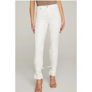 GOOD AMERICAN | Good American Good Boy Wrap Jeans White Size 4